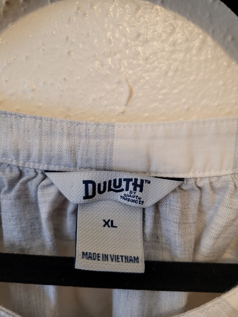 Duluth Trading Co Printmaker Lightweight Plaid Blouse Organic Cotton XL - Picture 3 of 6